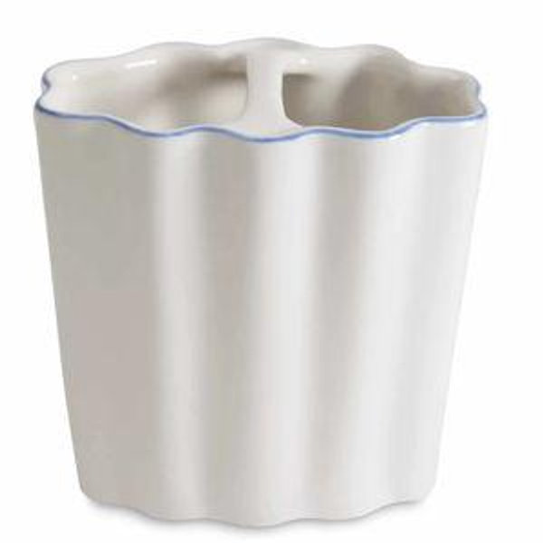 Kassatex Le Marais Toothbrush Holder in Cornflower Blue