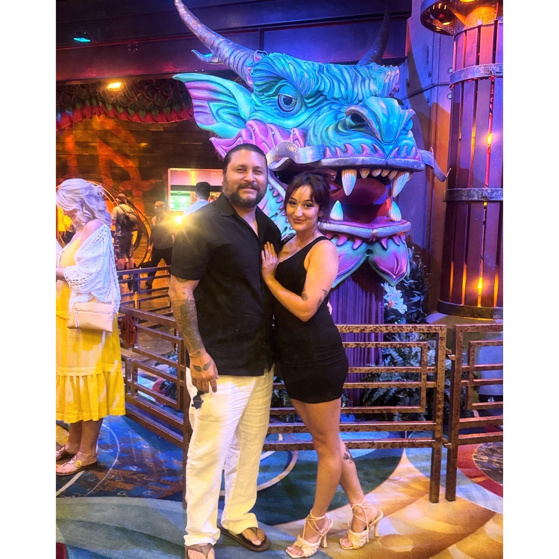 Night out with our friends Katherine and Alfredo