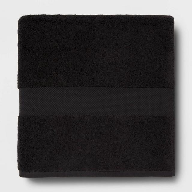 Performance Plus Oversized Bath Towel Black - Threshold™