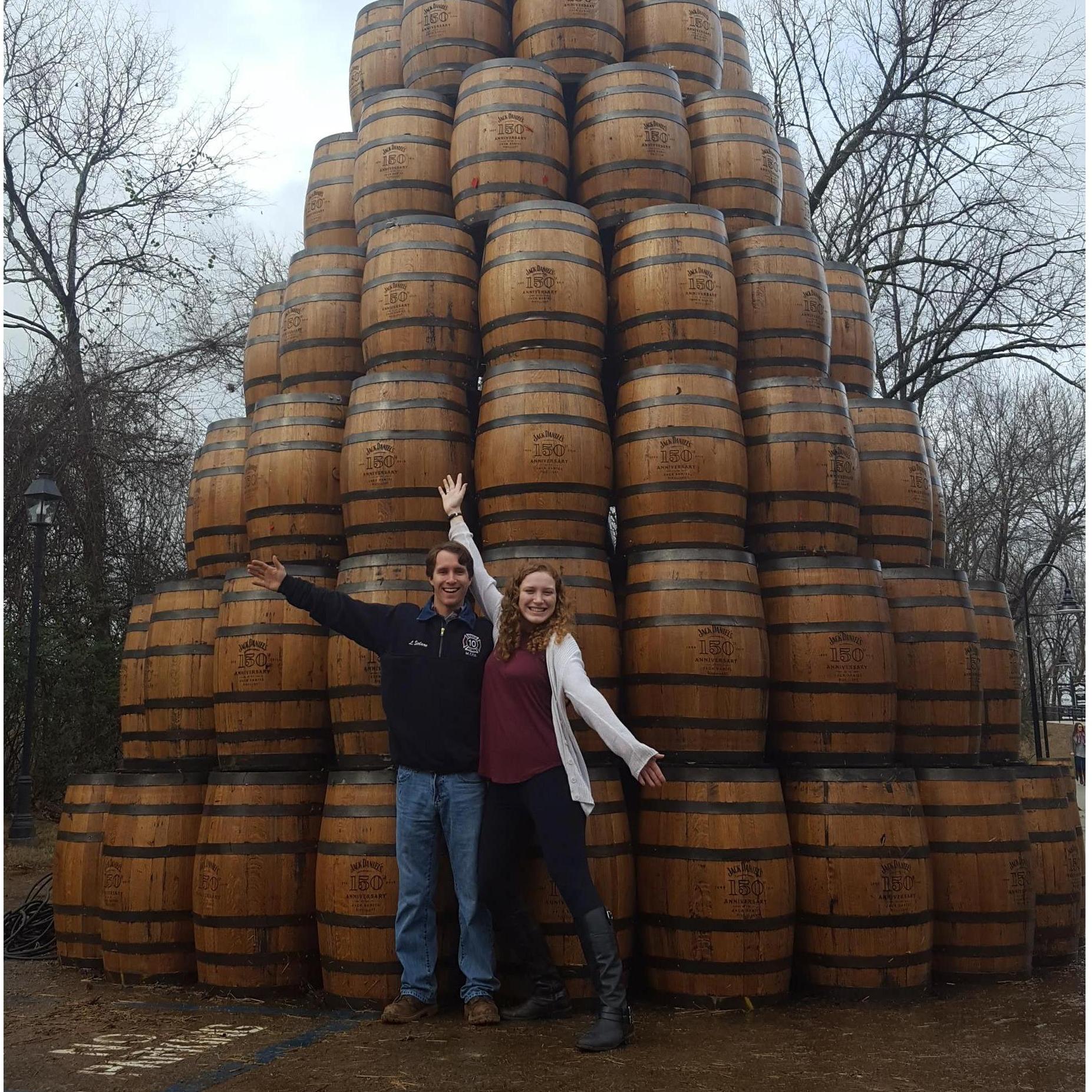 Touring the Jack Daniels Distillery (before I even liked whiskey! What a shame!)