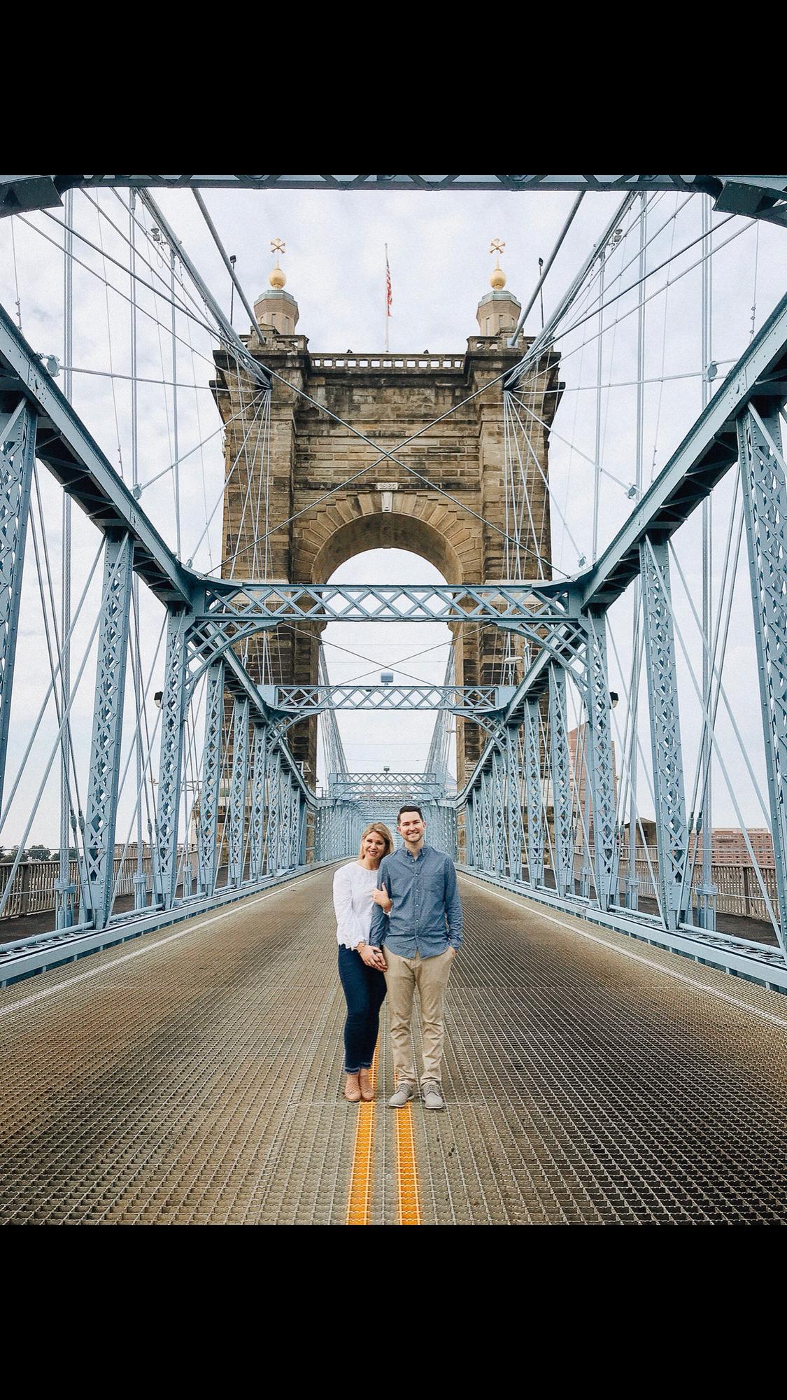 One of our favorite pictures in downtown Cincinnati!