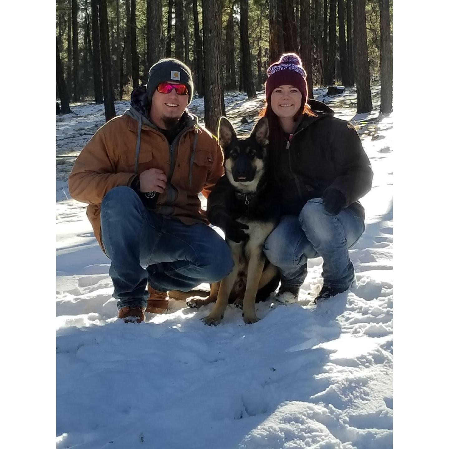 Took Ryker to the snow for the first time!
12/30/2018