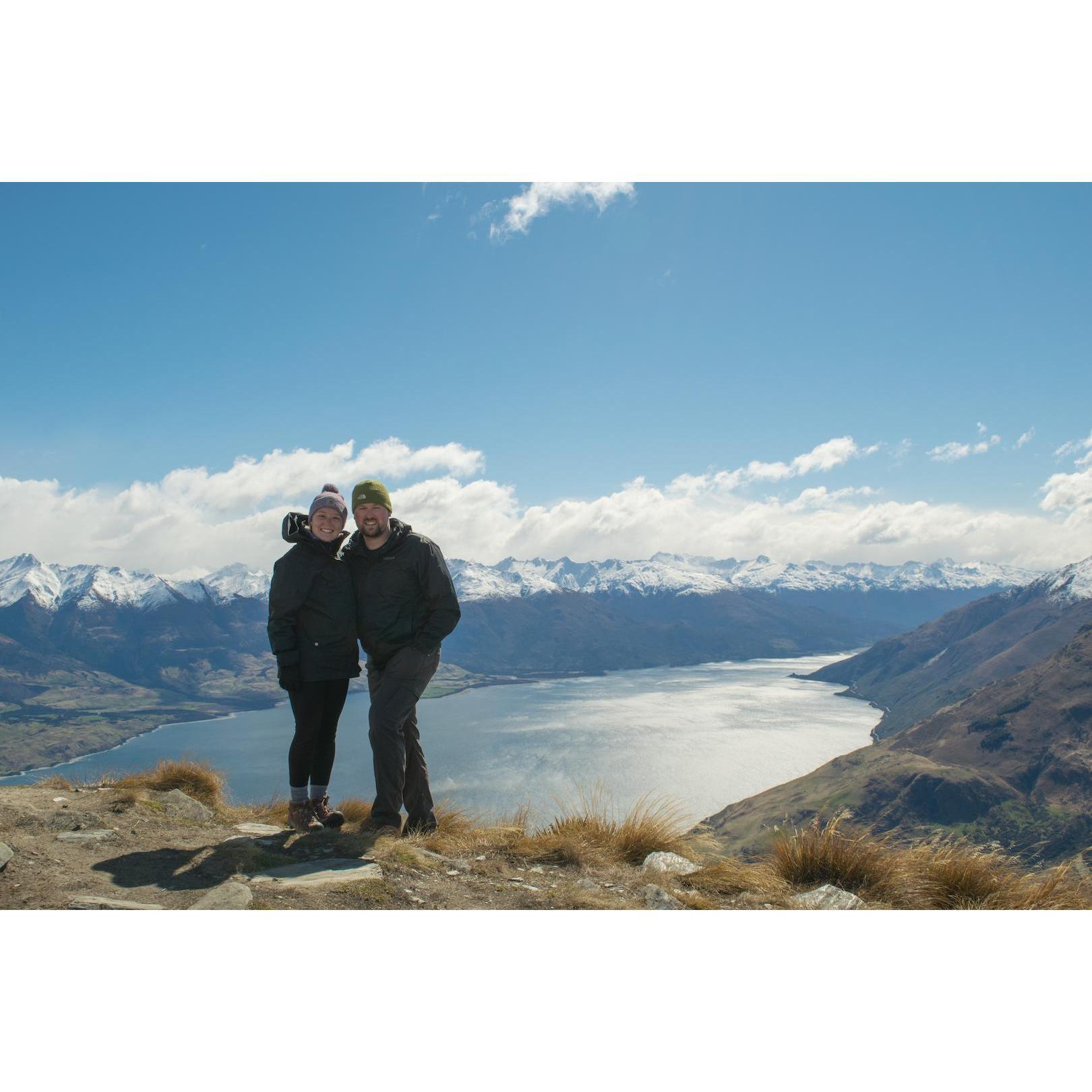 Isthmus Peak, New Zealand (just after proposal)