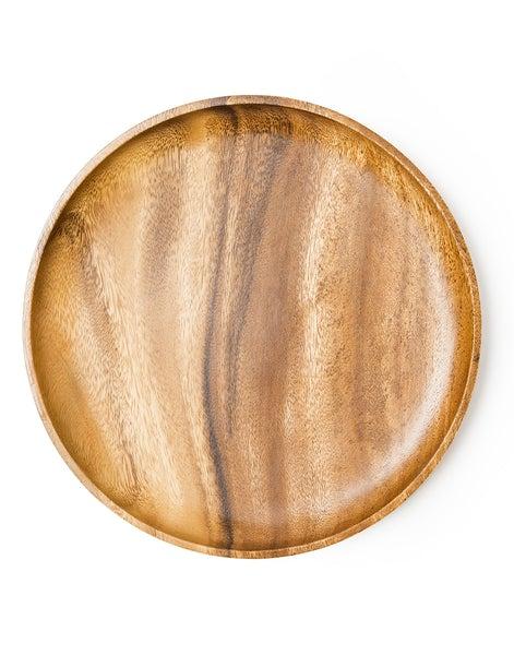 Acacia Wood Charger Plate
