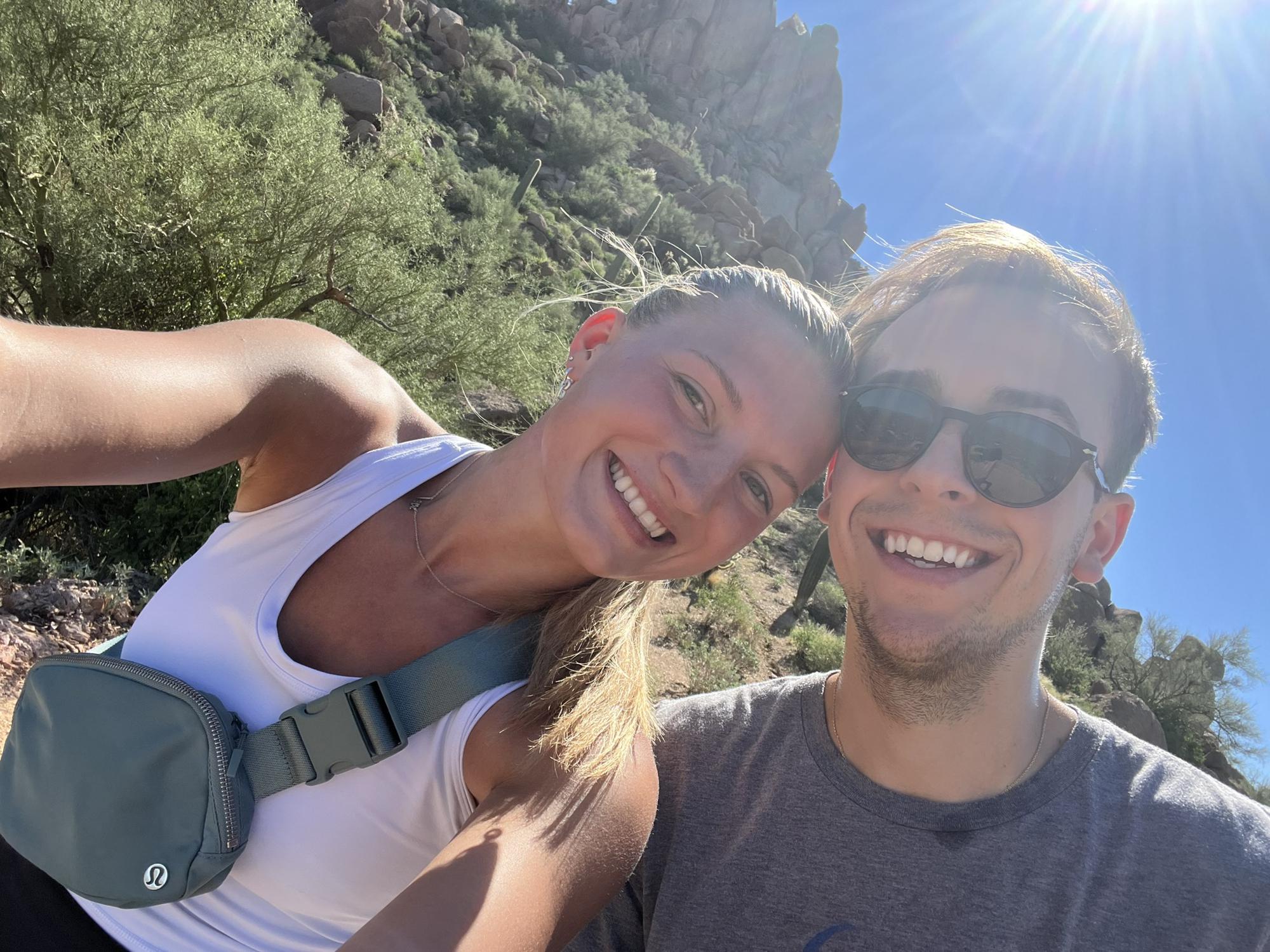 Hiking Pinnacle Peak in AZ, September 2022.
