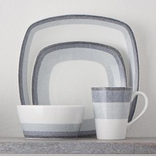 Colorscapes Layers 4-Piece Square Place Setting, Service for 1