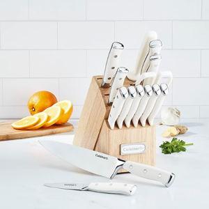 Cuisinart 15-Piece Knife Set with Block in Natural