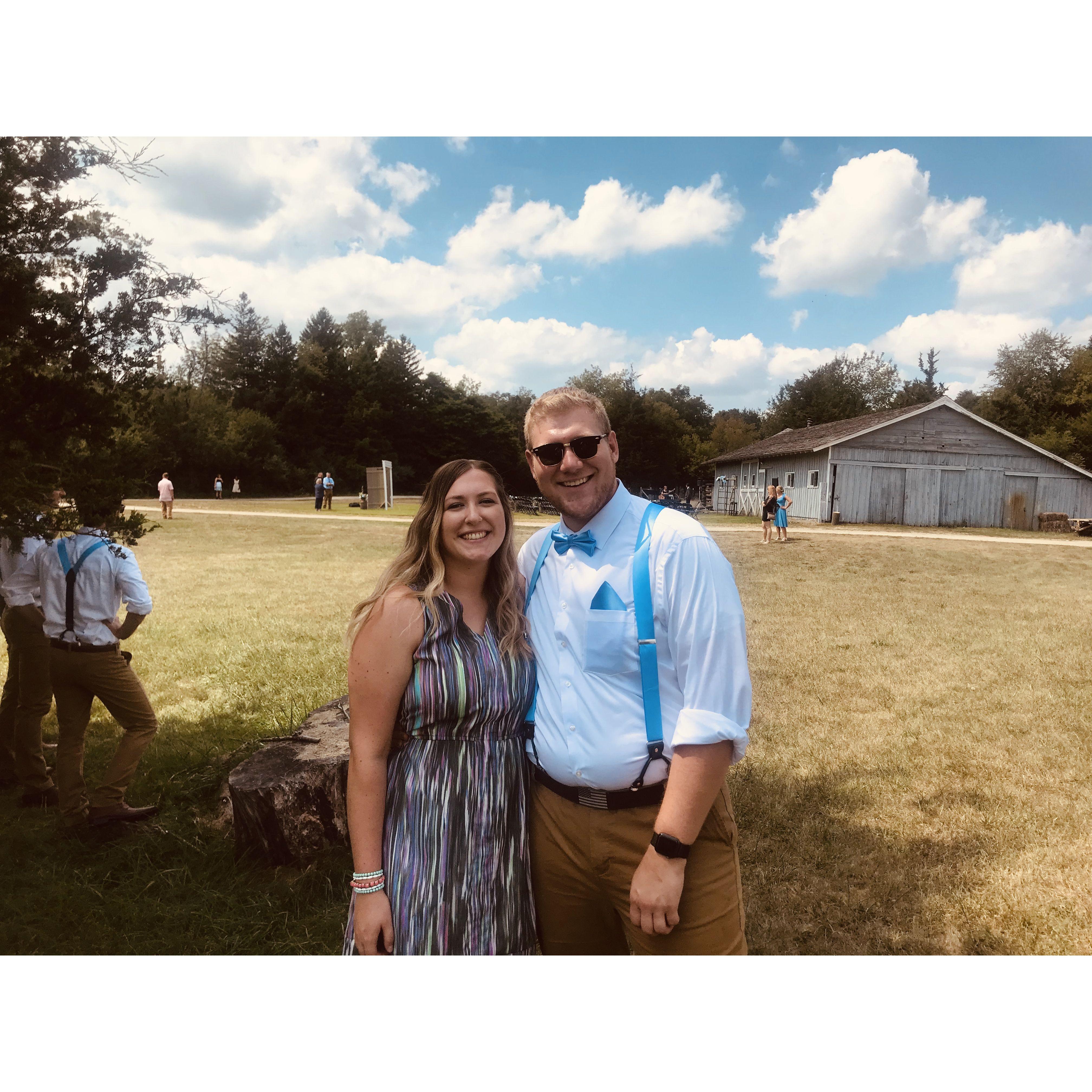 Our second wedding together in summer 2020