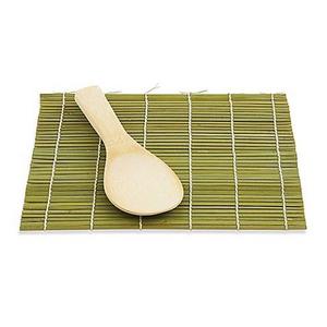 Helens Asian Kitchen - Helen’s Asian Kitchen® Bamboo Sushi Mat and Paddle Set