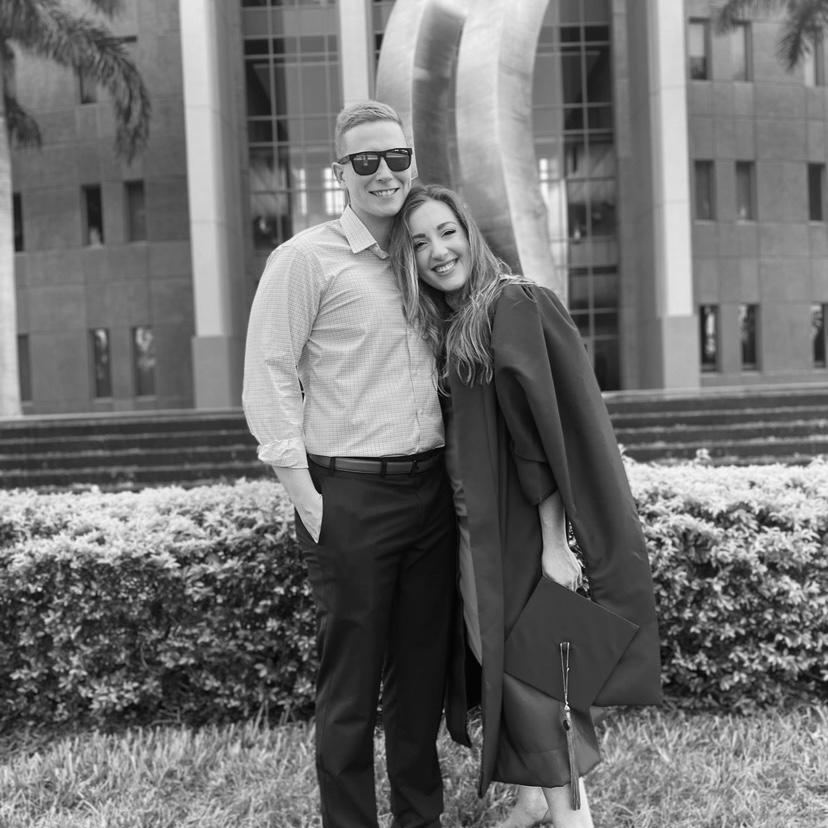 Kelsey's MBA graduation, 2021