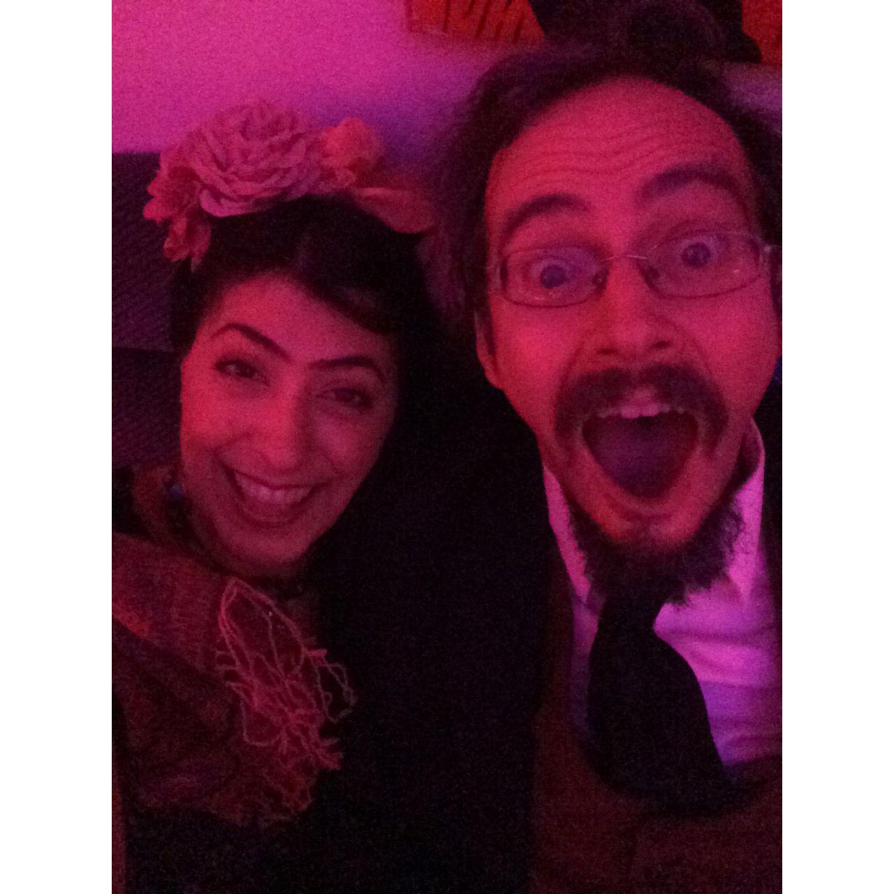 Our first Halloween together.  Patrice as Frida Kahlo and Brendan as Dead Leon Trotsky (they were lovers you know)