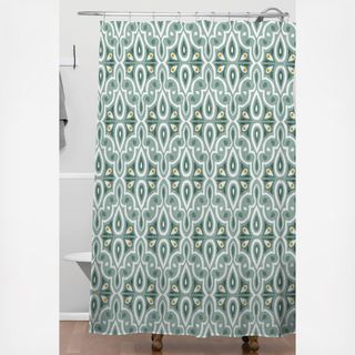 Broderie Eucalyptus Shower Curtain