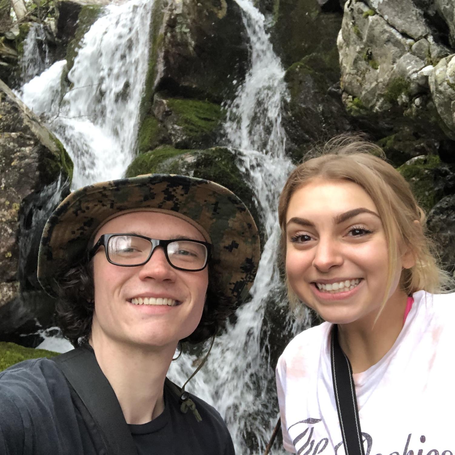 Our first mountain hike.