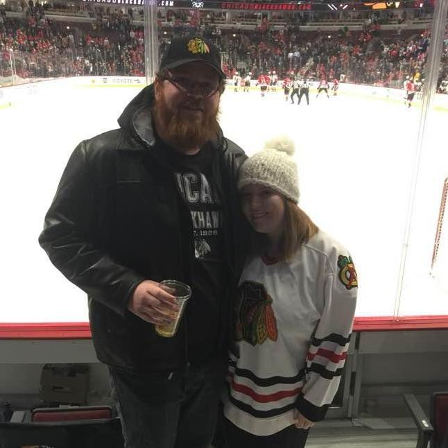 Boyd's first Hawks game! 2017