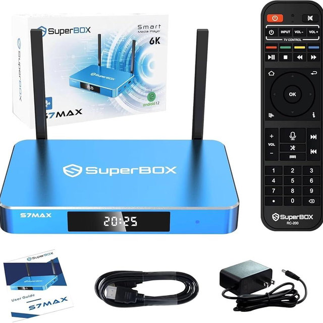 2026 S7 Max Box - New Version Media Player with 4GRAM and 64GROM