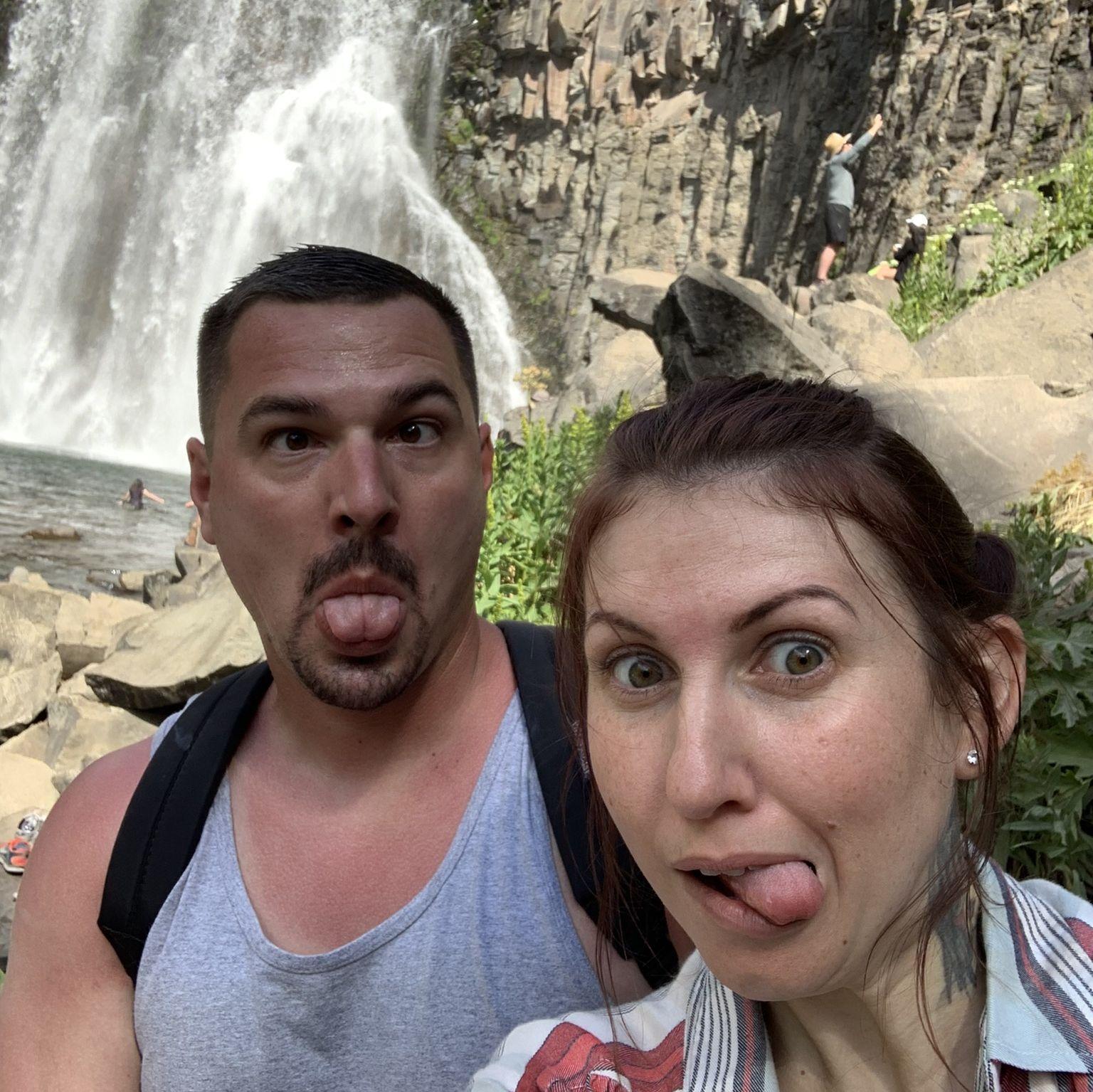 Rainbow Falls in Mammoth, CA