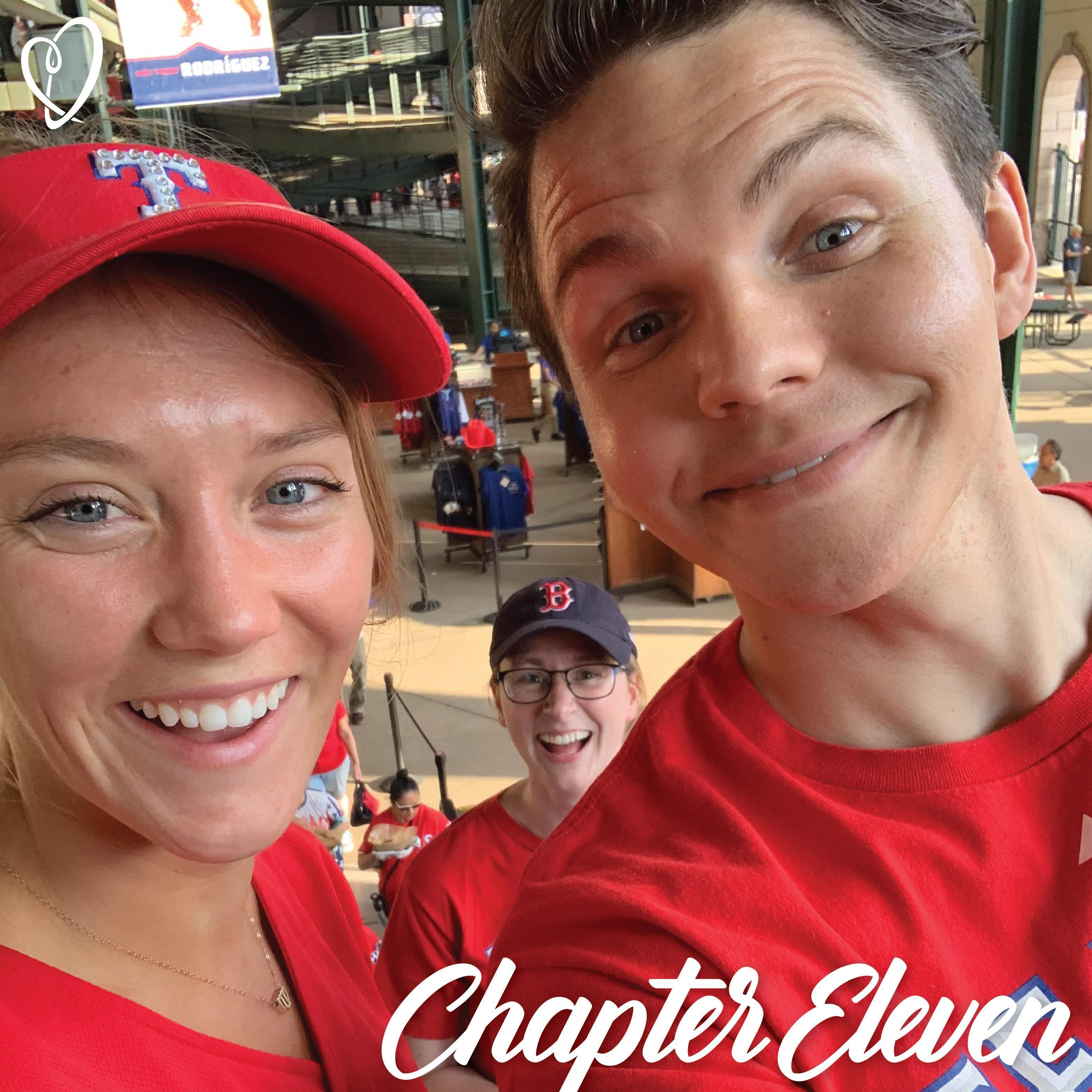 Devon, Carli and Sarah decided to start coordinating visits and Sarah's love for baseball became a group experience as the three of them attended both a Houston and Arlington MLB game.