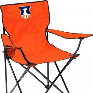 Logo Brands Illinois Fighting Illini Team-Colored Canvas Chair