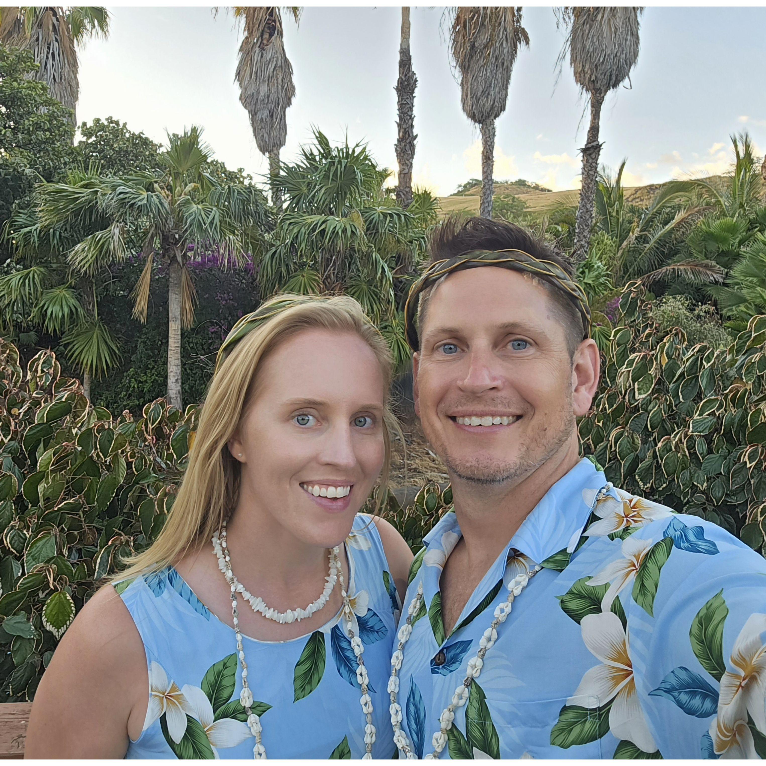 Attending a Lu'au the 'right' way.