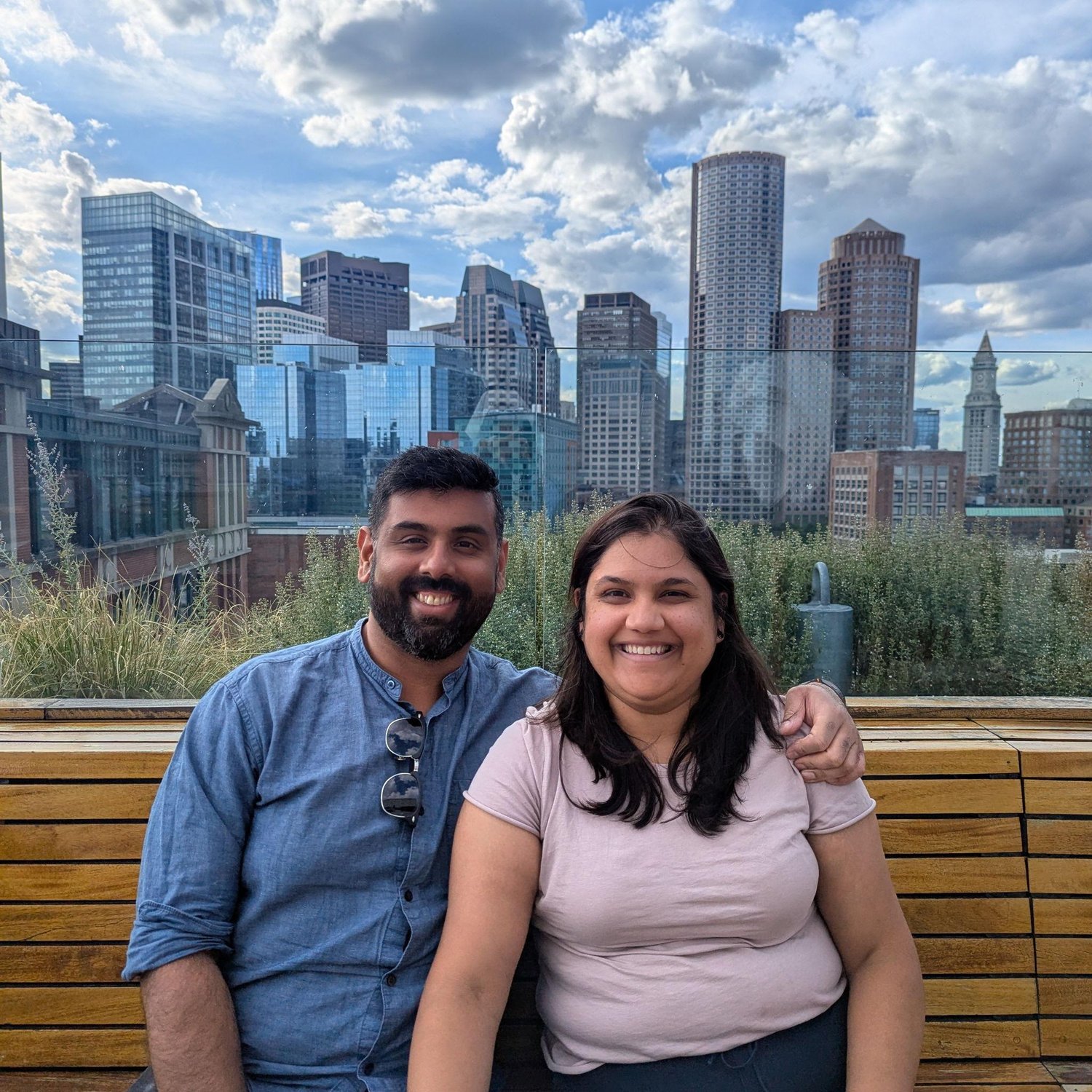 The Boston skyline was too nice to not capture