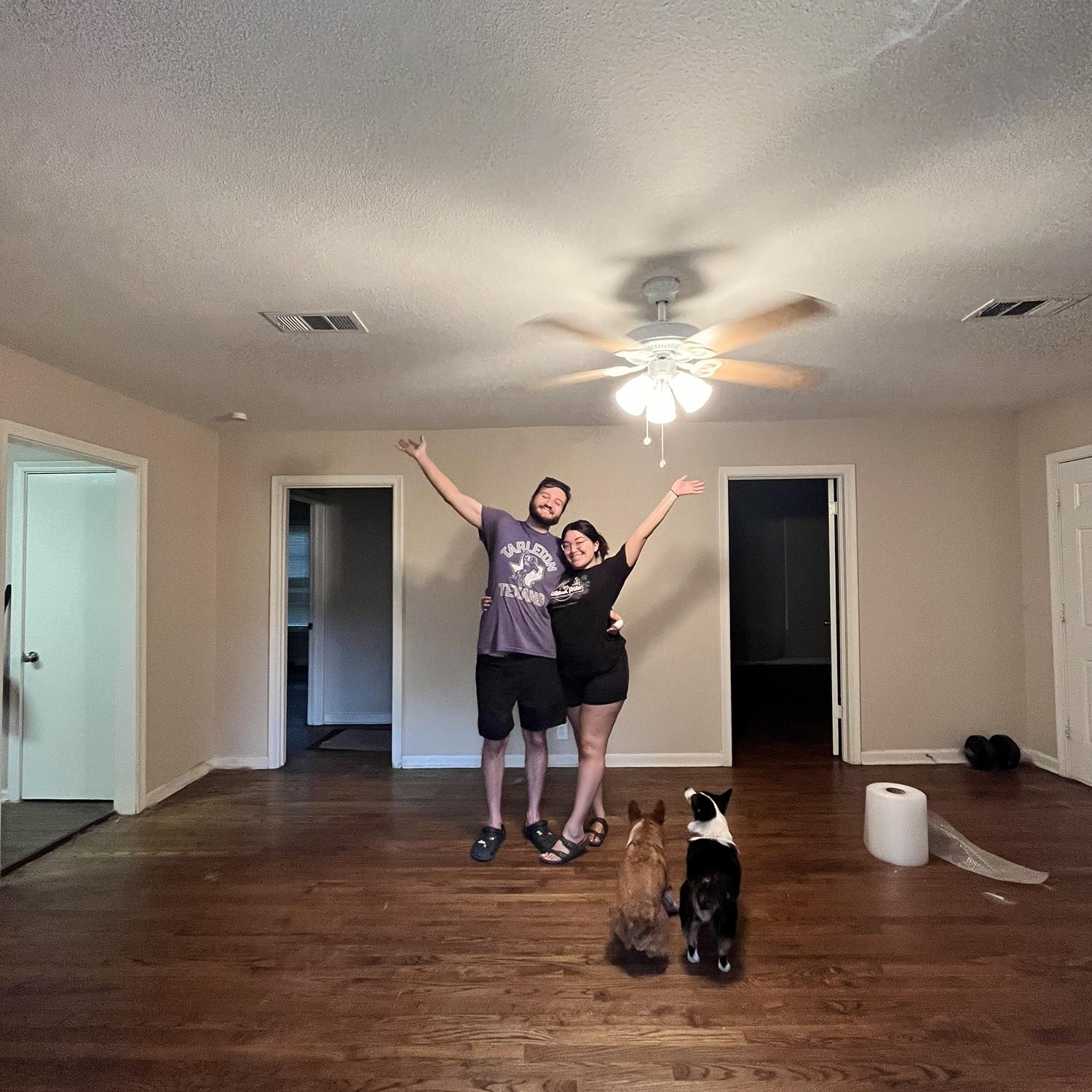moving out of our first home!