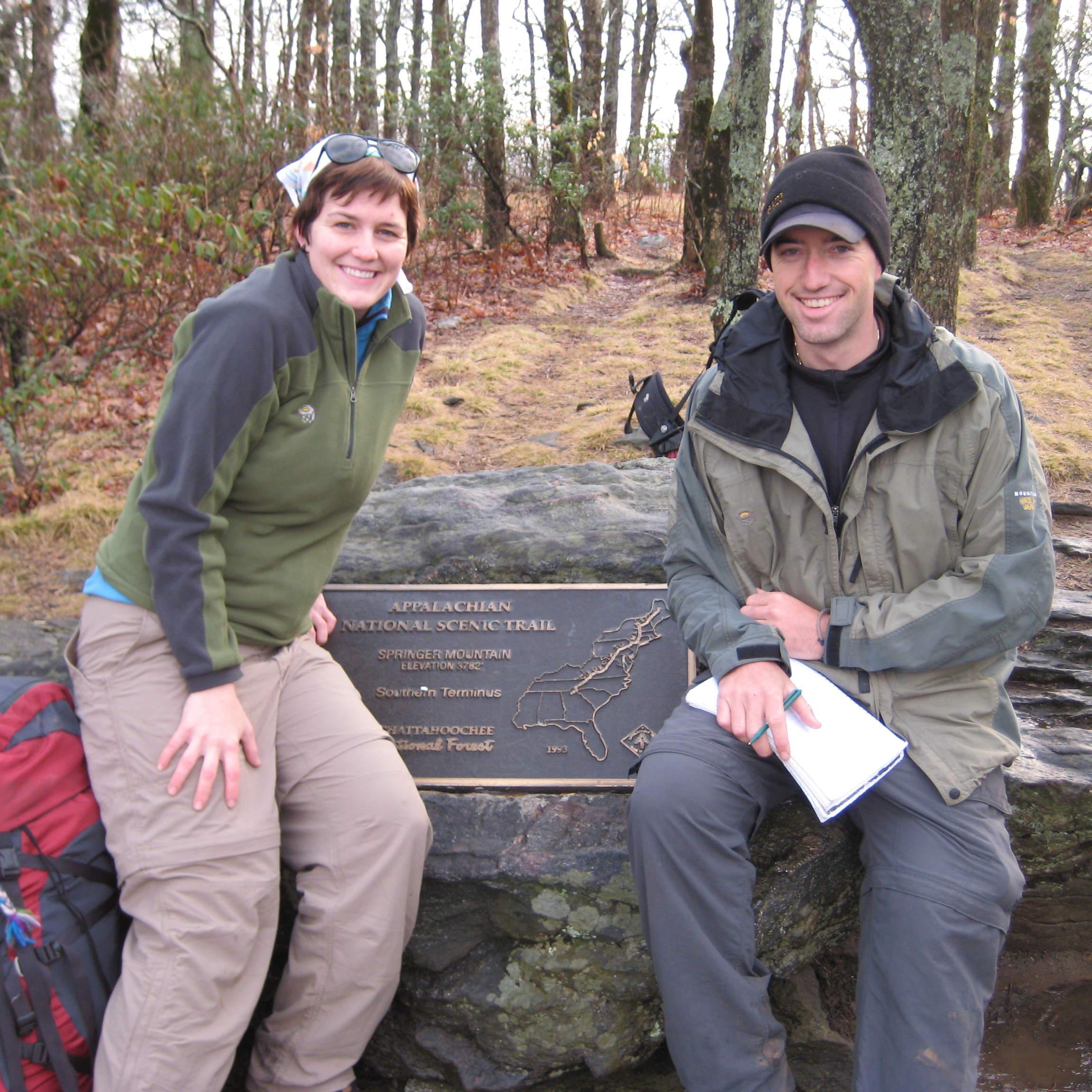 Southern terminus of the Appalachian Trail / Springer Mountain, GA / March 2008