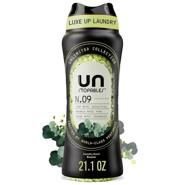 Downy Unstopables Unlimited Collection In-Wash Laundry Scent Booster Beads, No. 9, 21.1 OZ, Fine Fragrance and All - Day Freshness