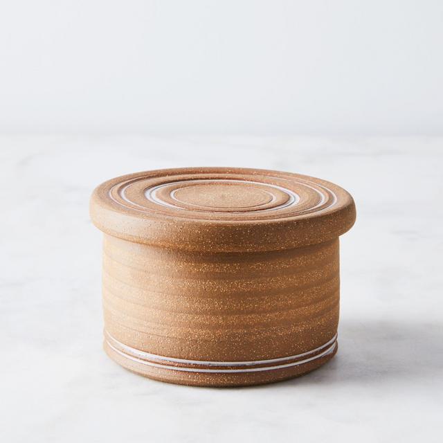 Handthrown Stoneware Butter Keeper