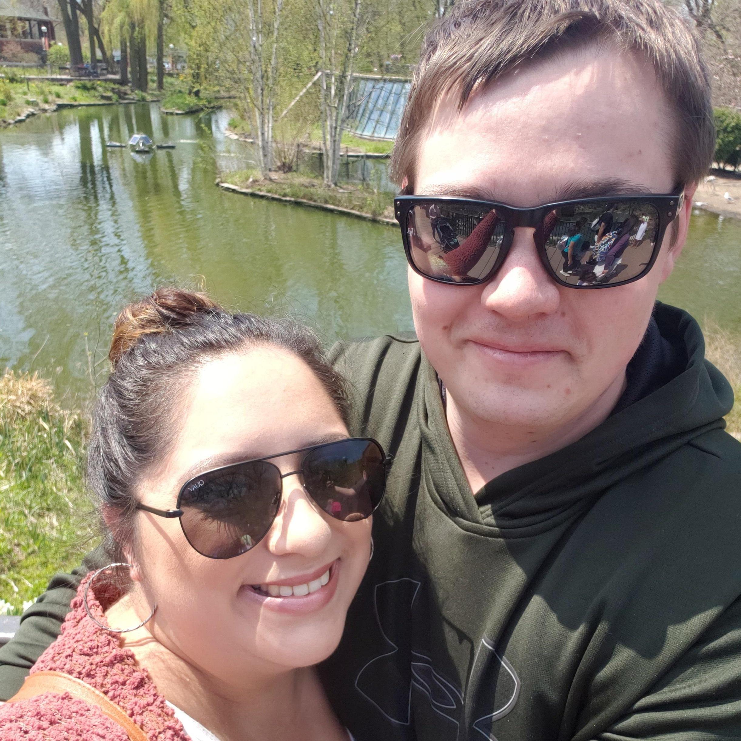 We go to the zoo just to look at the otters because they're his favorite animal.