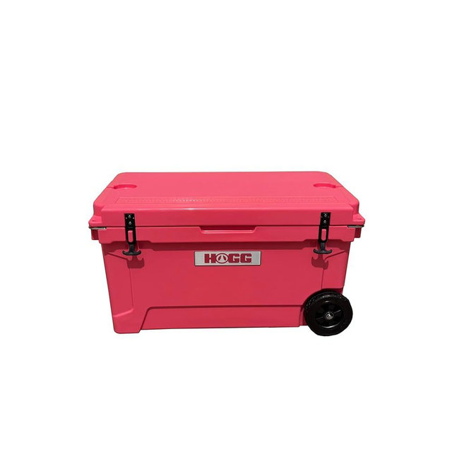 Hogg Insulated Cooler, Rotomolded Cooler with Rubber Gasket Seal for Insulation, Comes with Cupholders, Fishing Ruler, and Bottle Openers