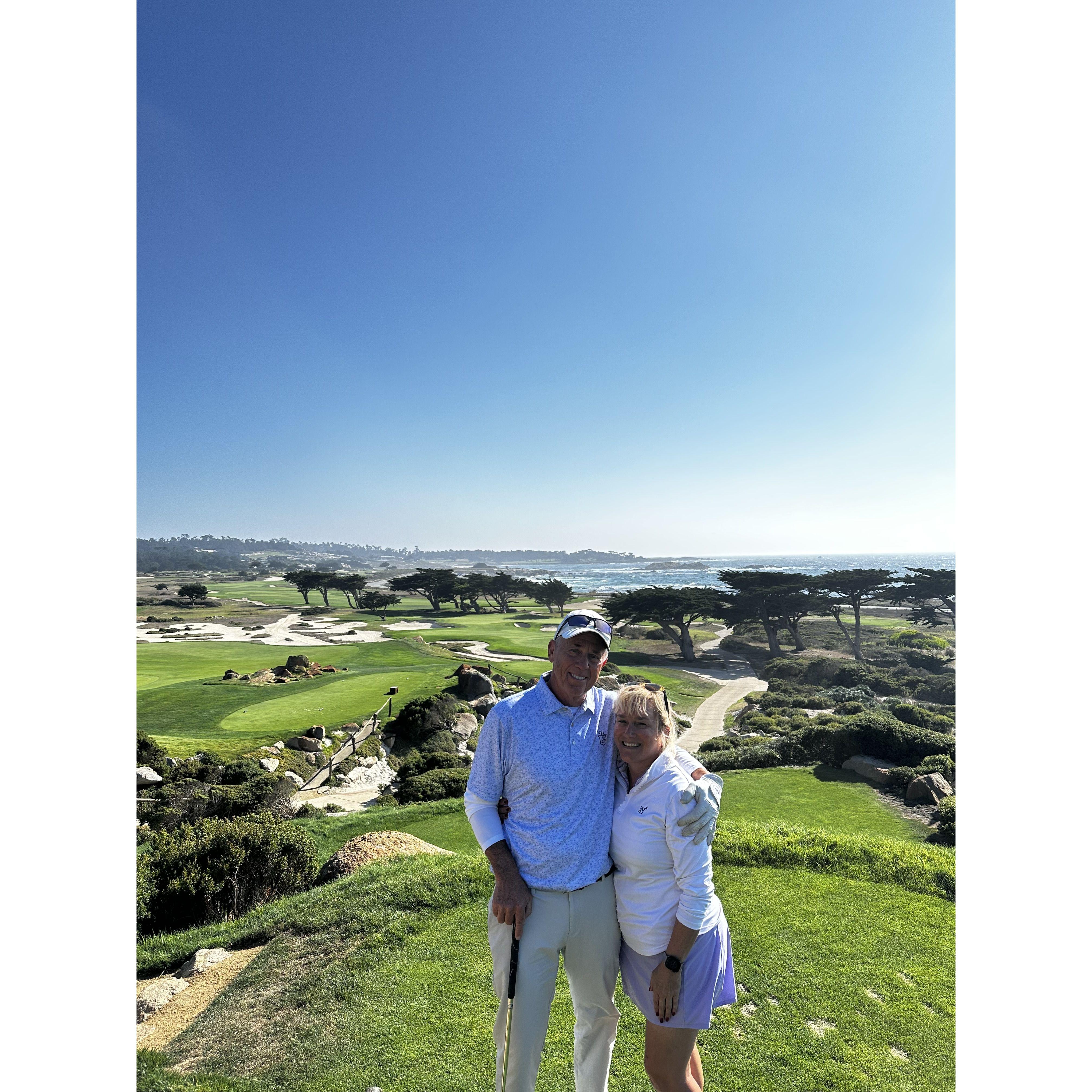 Golfing in CA