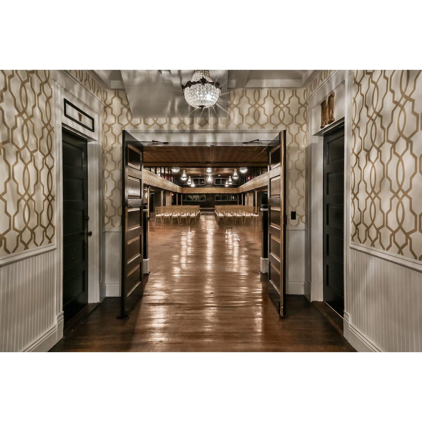The entrance to the reception ballroom