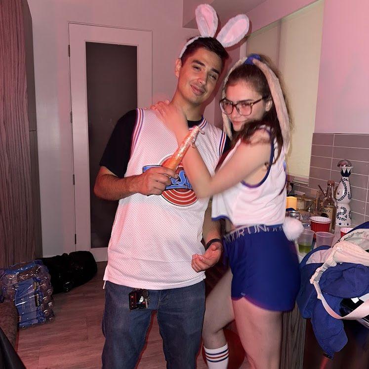 Bugs and Lola Bunny Halloween