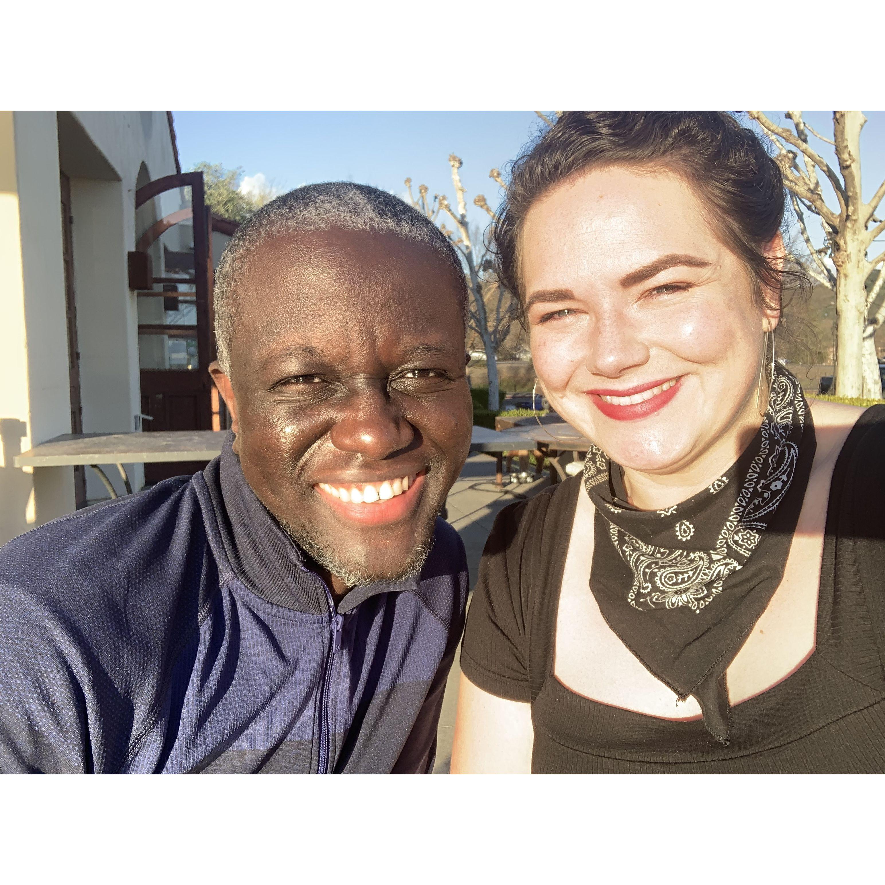 The first time Sara brought Carl to the Napa Valley