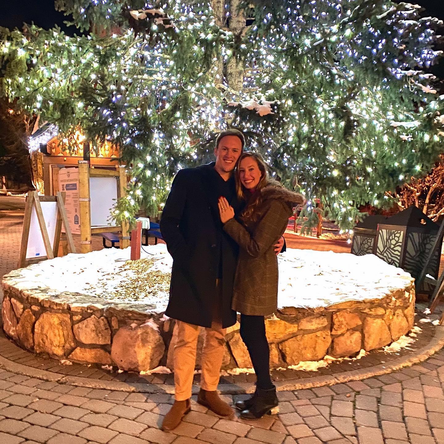 The night we got engaged in Vail, CO!