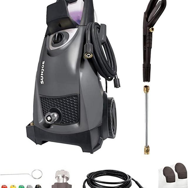 Sun Joe SPX3000-BLK 2030 Max Psi 1.76 Gpm 14.5-Amp Electric Pressure Washer, Black