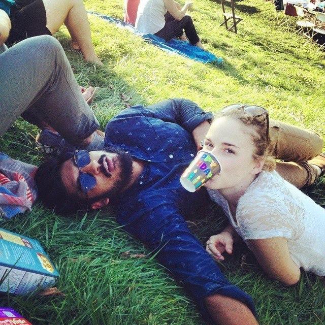 The day Sahin asked Carrie to be his girlfriend.
Hermann, MO. October 2014.