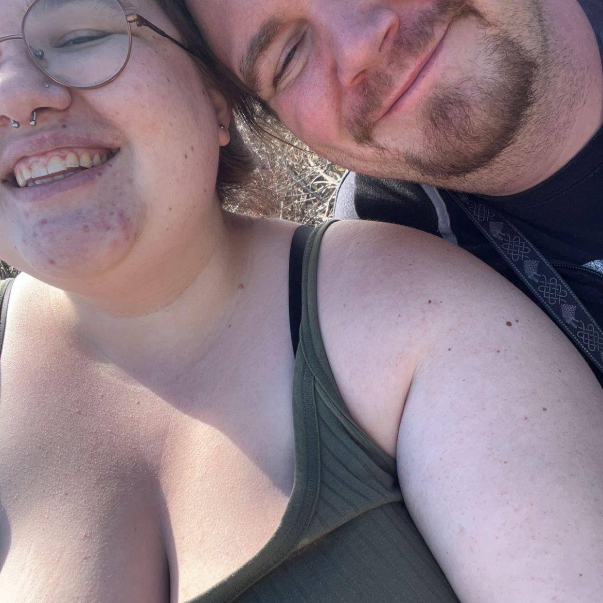 We went to visit Sam's youngest sister, Raegan, in Maine and wandered around on the beach after. This was taken right before we said "I love you" for the first time