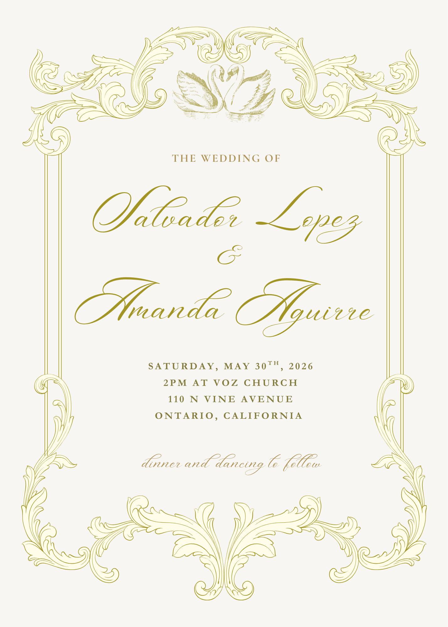 The Wedding Website of Amanda Aguirre and Salvador Lopez