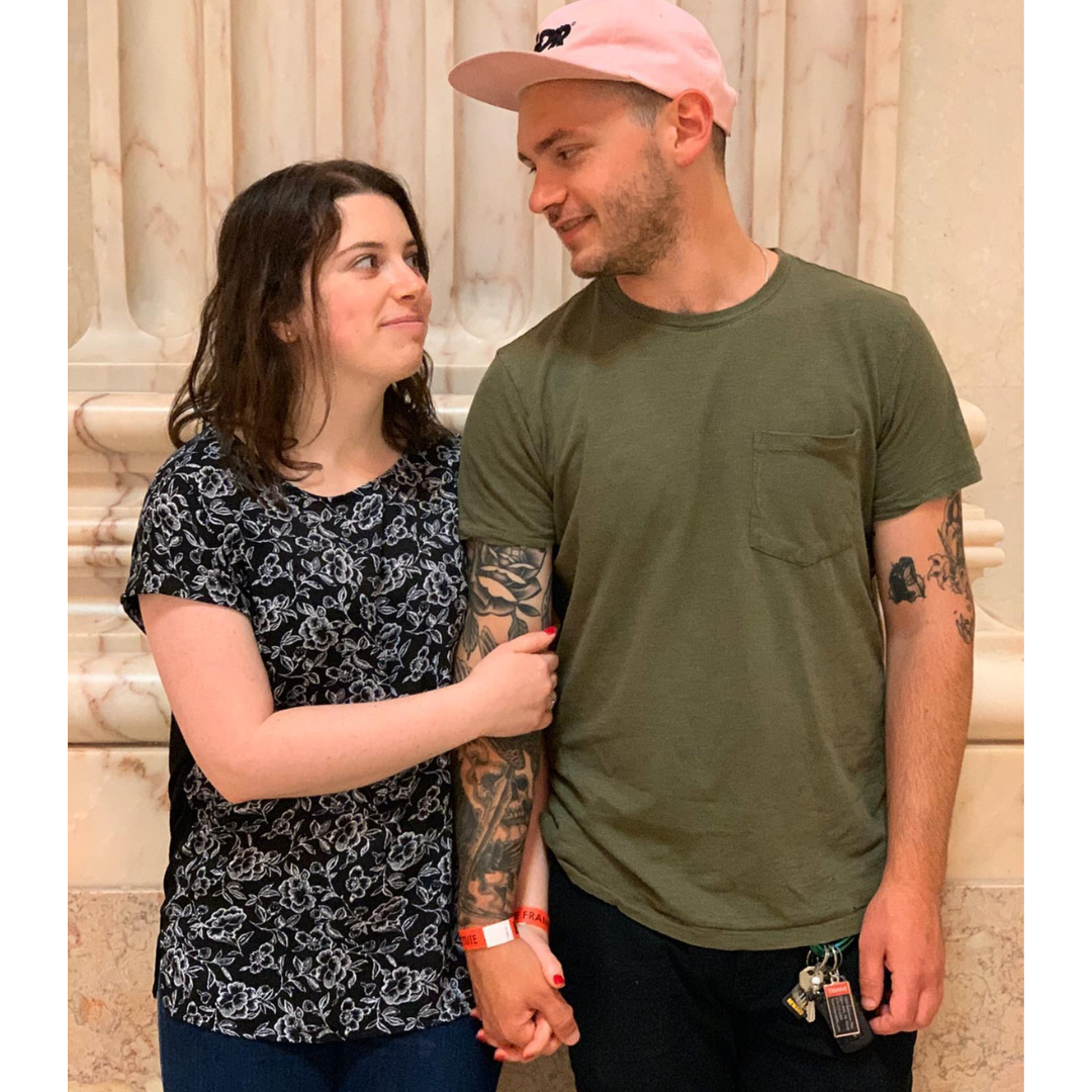 One of our first pictures together, exploring the Franklin Institute.