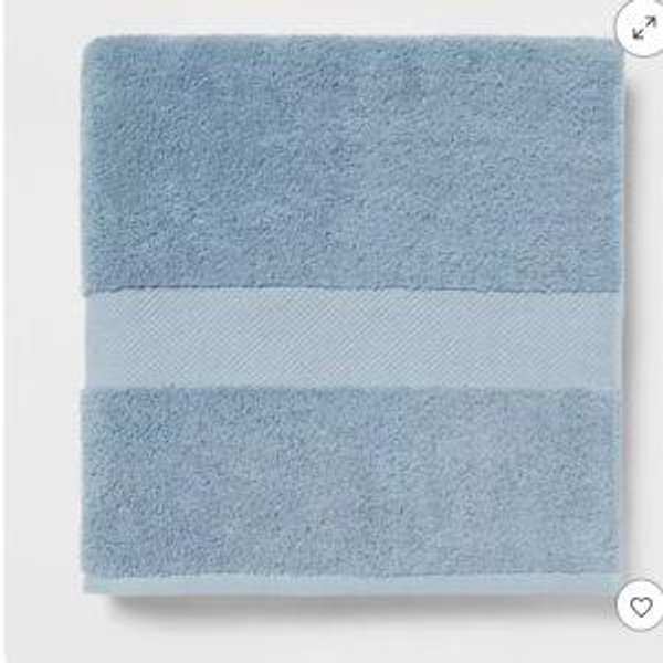 Performance Plus Oversized Bath Towel Light Blue Threshold