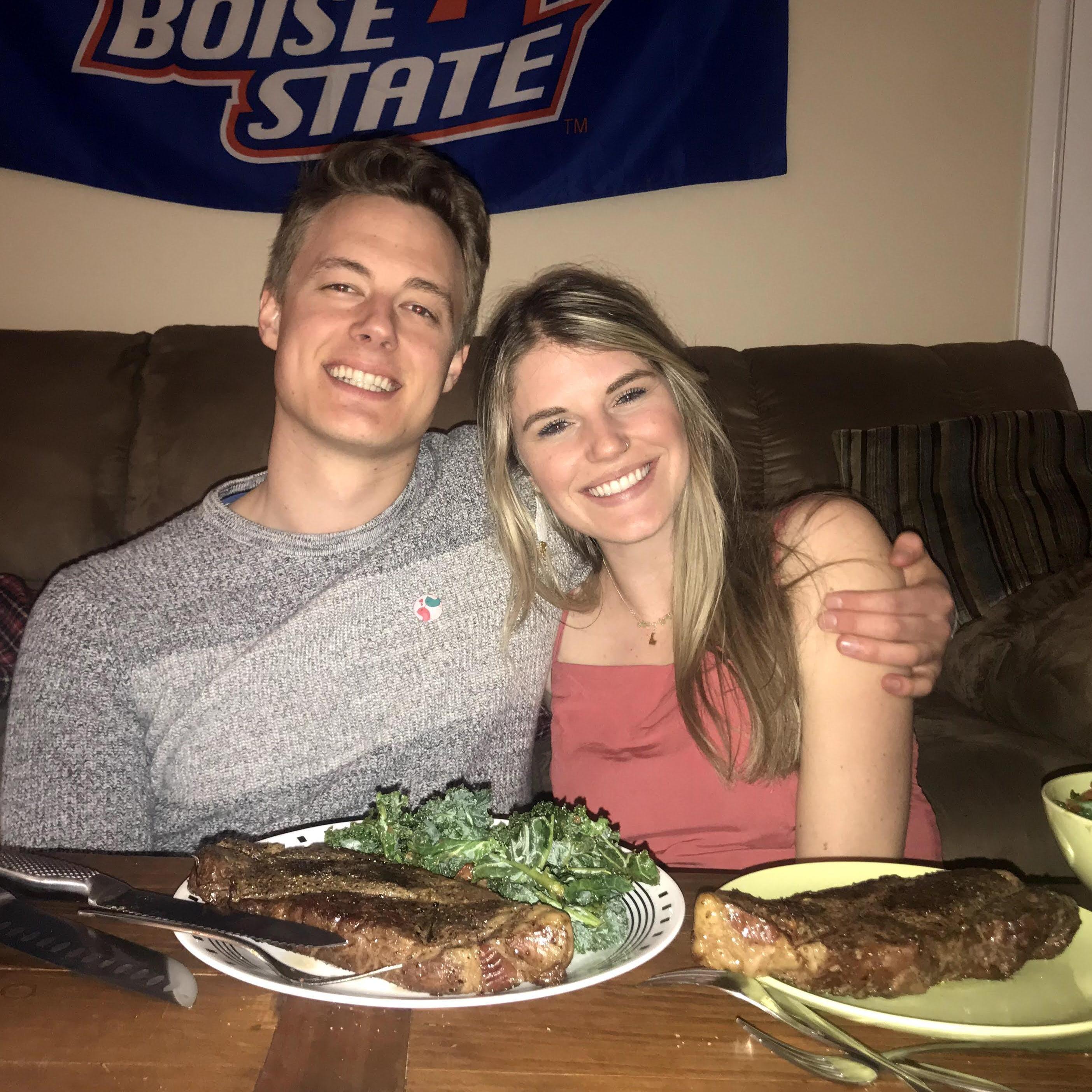 Our first Valentine's Day together