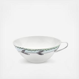 Midnight Flowers Blossom Tea Cup by Marni, Set of 2