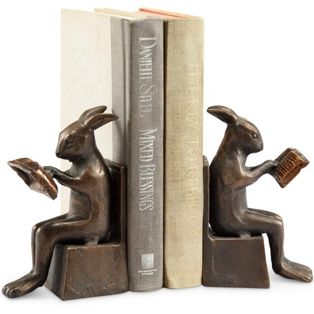 Rabbit Sculptural Bookends | 50853