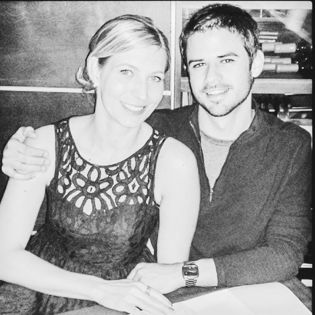 Sharing a sushi dinner on NYE in Charlotte, before one of our many Avett Brothers NYE events.