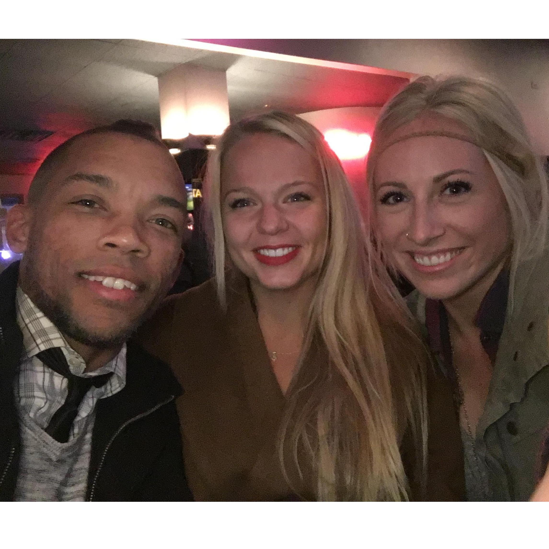 The night we met, and the lovely lady who introduced us <3