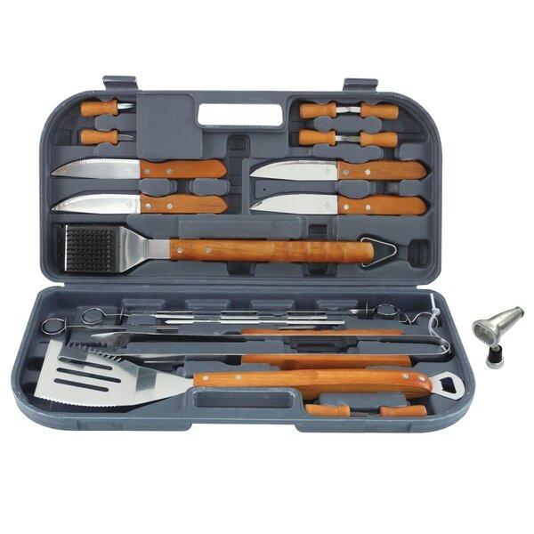 20 Piece Stainless Steel Grilling Tool Set