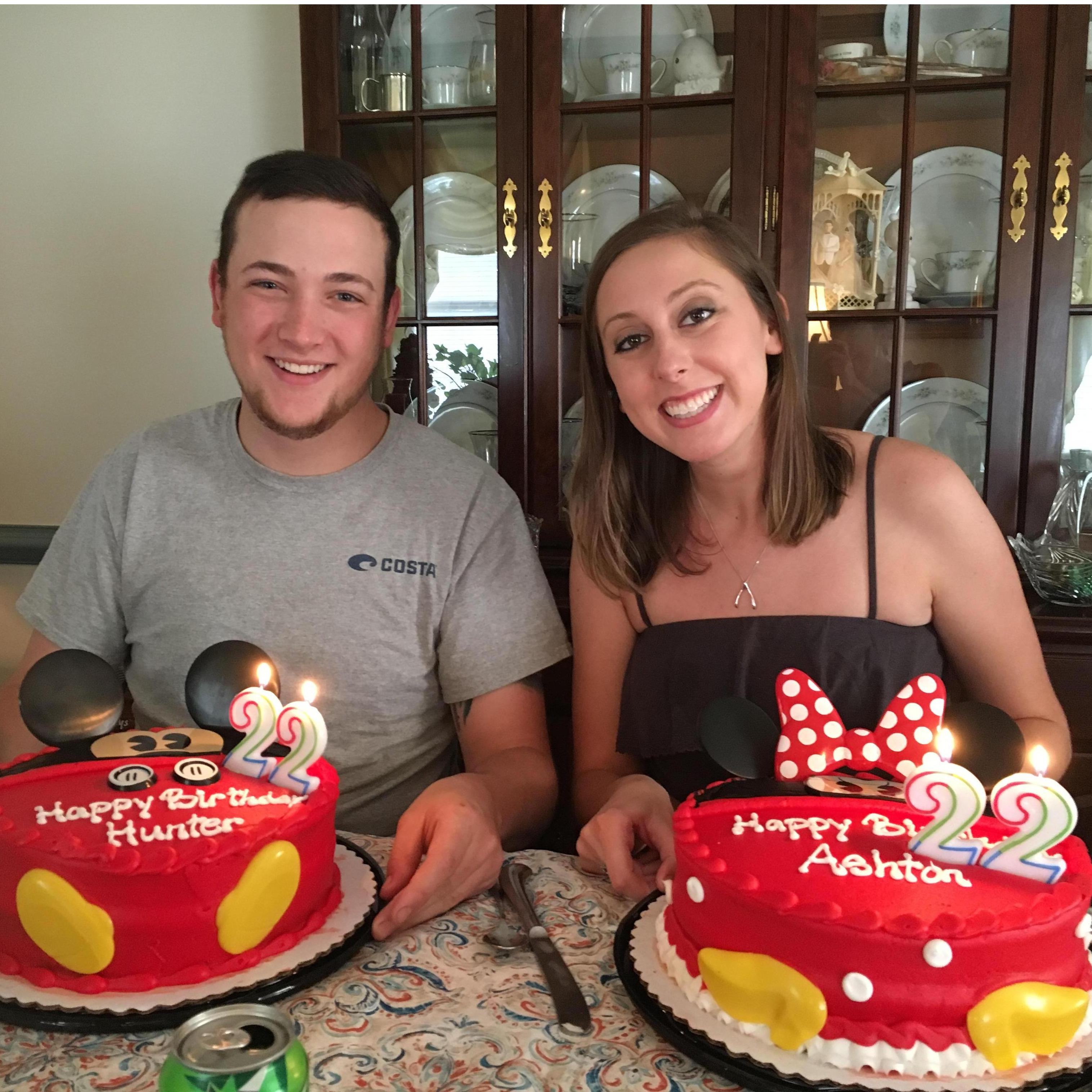 Our first of many shared birthdays!