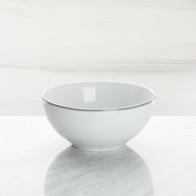 Aspen Grey Band Cereal Bowl