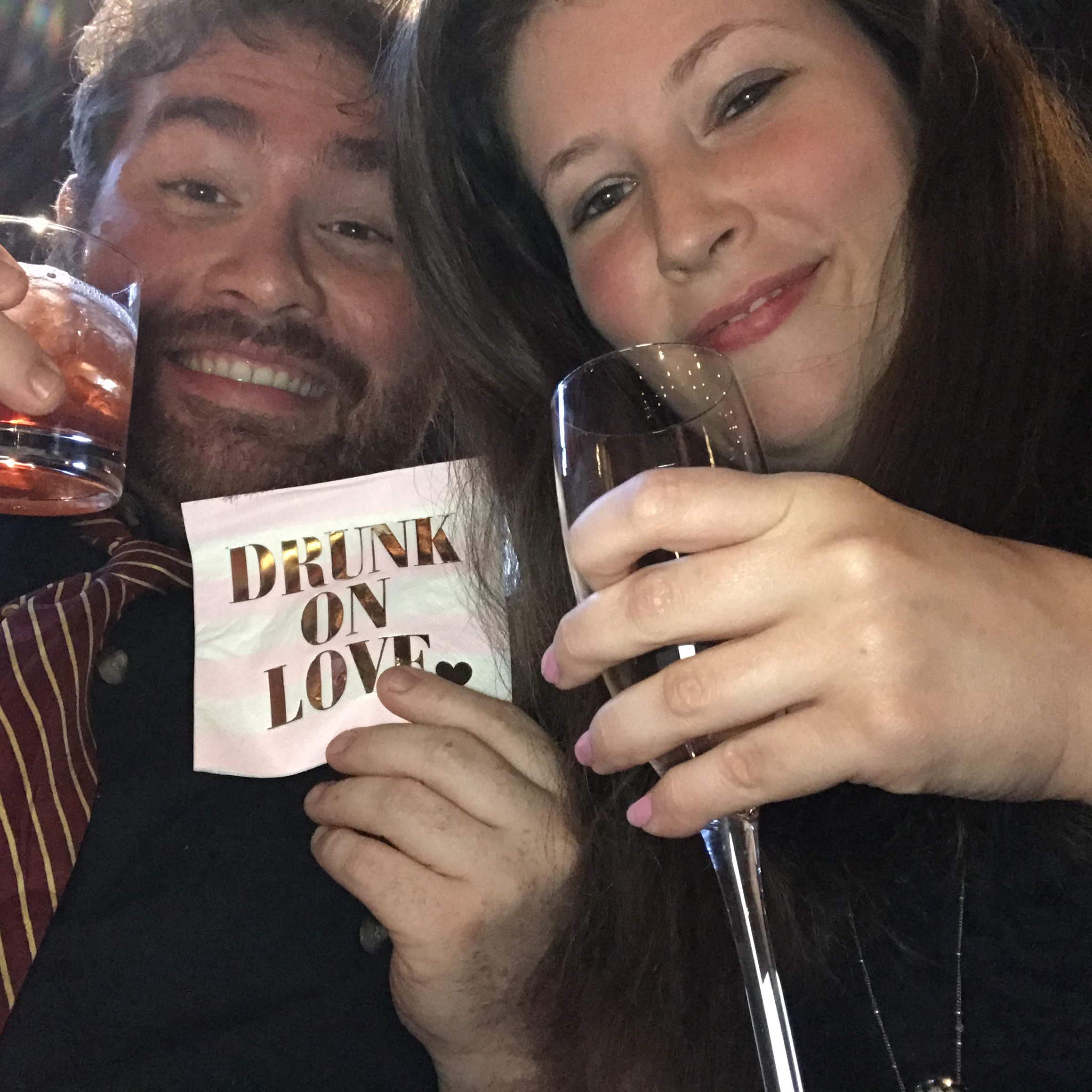 Drunk ON love at another wedding.